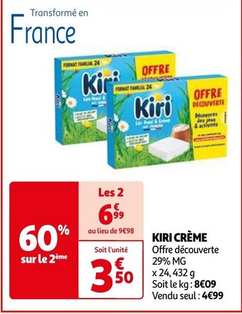 Auchan KIRI CRÈME aanbieding