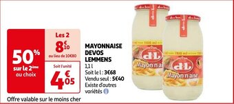 MAYONNAISE DEVOS LEMMENS