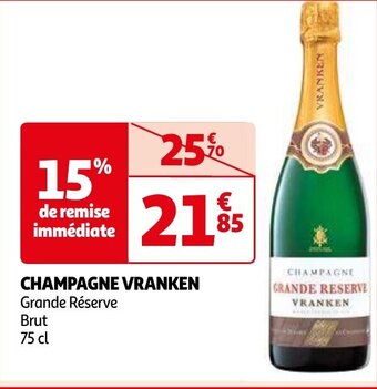 Auchan CHAMPAGNE VRANKEN aanbieding