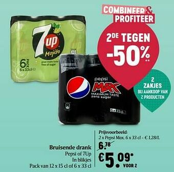 Delhaize Pepsi max aanbieding
