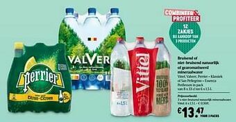 Delhaize Niet-bruisend natuurlijk mineraalwater, vittel aanbieding