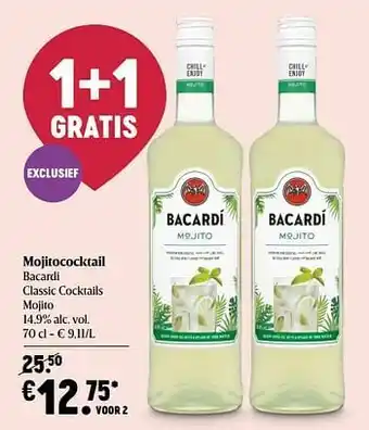 Mojitococktail bacardi classic cocktails mojito