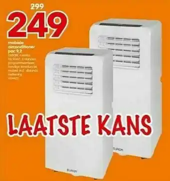 Eurom mobiele airconditioner pac 9.2