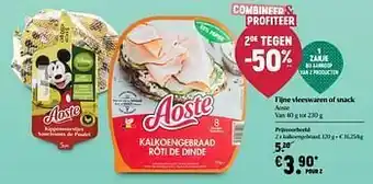 Delhaize Aoste kalkoengebraad aanbieding