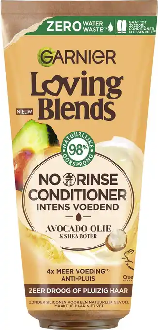 Bol.com Garnier loving blends avocado olie & shea boter intens voedende no rinse conditioner voordeelverpakking - zeer droog, pluizig aanbieding
