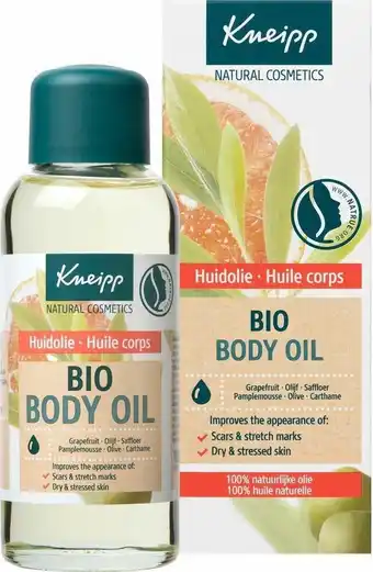Bol.com Kneipp bio - huidolie - grapefruit en saffloer - striae, huidstriemen en littekens - droge of verouderende huid - vegan - 1 s aanbieding