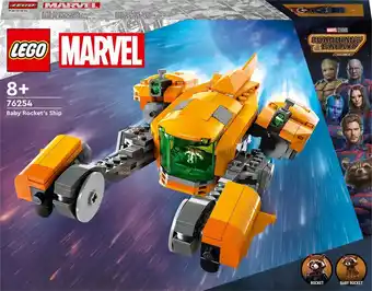 Bol.com Lego marvel het schip van baby rocket guardians of the galaxy volume 3 set - 76254 aanbieding