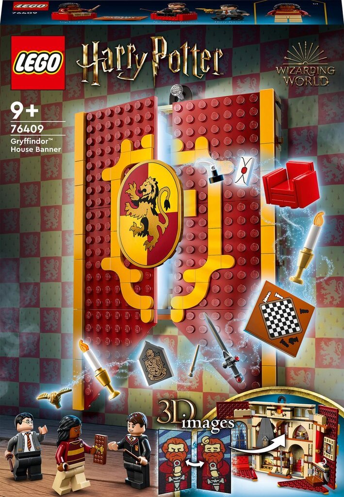 Bol.com Lego harry potter griffoendor huisbanner set - 76409 aanbieding