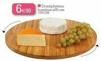 Yess Draaiplateau bamboe aanbieding