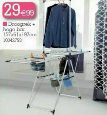 Yess Droogrek + hoge bar aanbieding