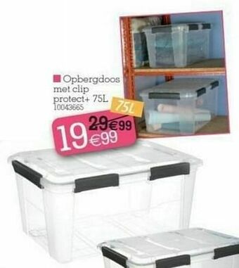 Yess Opbergdoos met clip protect aanbieding