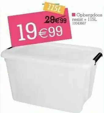 Yess Opbergdoos resist aanbieding