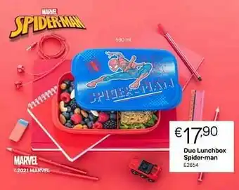 Duo lunchbox spider-man