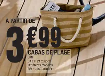 Cabas de plage