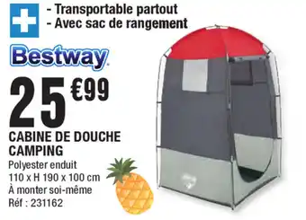 Cabine de douche camping