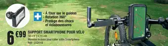 Support smartphone pour velo
