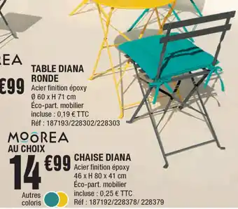 Chaise diana