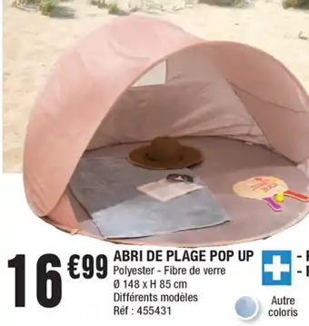 La Foir'Fouille Abri de plage pop up aanbieding