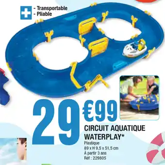Circuit aquatique waterplay