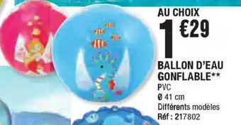 Ballon d'eau gonflable