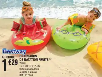 Brassards de natation fruits