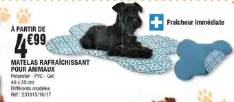 Matelas rafraichissant pour animaux