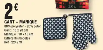 Gant + manique