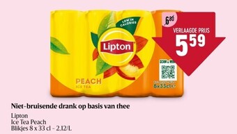 Delhaize Niet-bruisende drank op basis van thee aanbieding