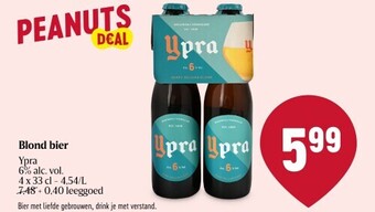 Delhaize Blond bier aanbieding