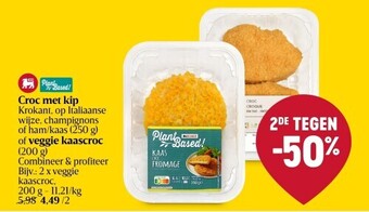 Delhaize Croc met kip aanbieding
