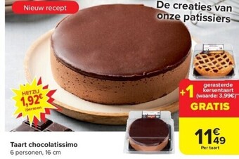 Carrefour Taart chocolatissimo aanbieding