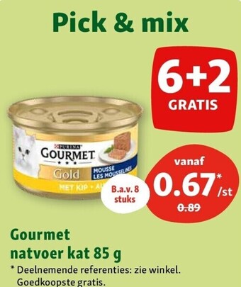 Maxi Zoo Gourmet natvoer kat 85 g aanbieding
