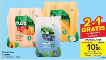 Carrefour Koude thee fuzetea aanbieding