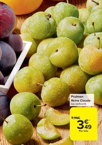 Carrefour Pruimen reine claude aanbieding