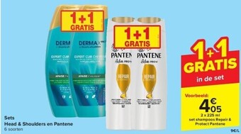 Carrefour Sets head & shoulders en pantene aanbieding