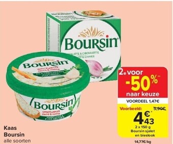 Carrefour Kaas boursin aanbieding