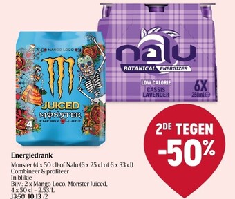 Delhaize Energiedrank aanbieding