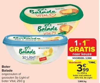 Carrefour Boter balade aanbieding