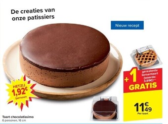 Carrefour Taart chocolatissimo aanbieding