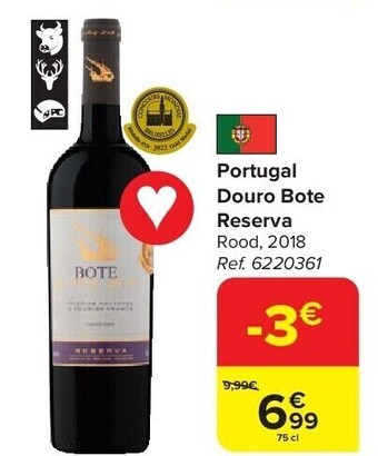 Carrefour Portugal douro bote reserva aanbieding