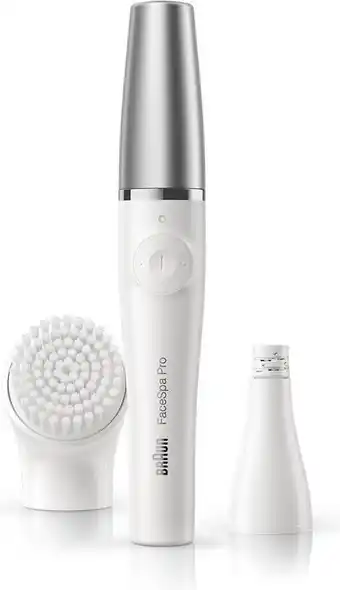 Braun facespa pro 910 2in1 gezichtsepilator en reinigingsborstel wit