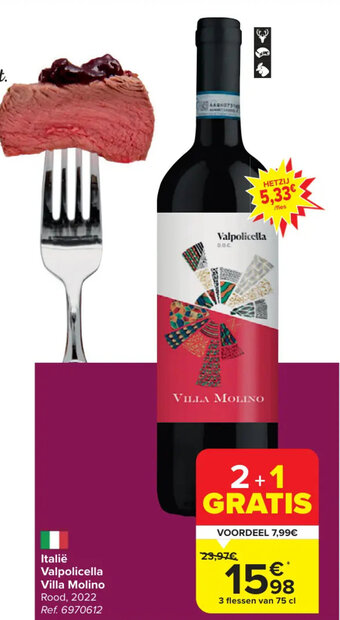Carrefour Italië Valpolicella Villa Molino aanbieding