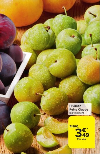 Carrefour Market Pruimen Reine Claude aanbieding