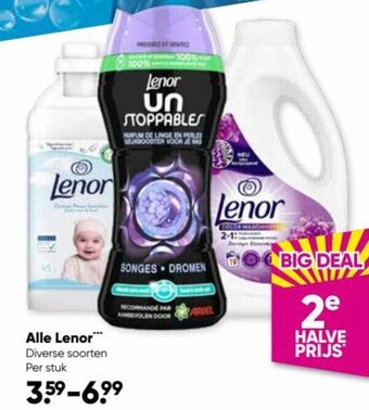 Big Bazar Alle Lenor aanbieding