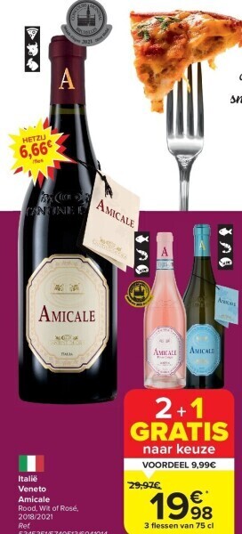 Carrefour Italië veneto amicale aanbieding