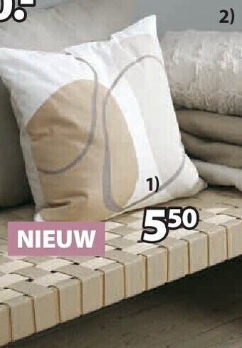 Jysk Poppel kussenhoes aanbieding