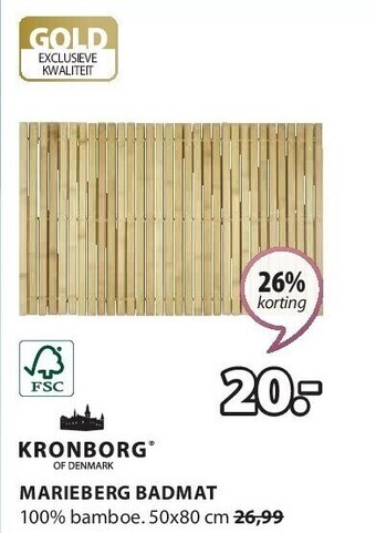 Jysk Marieberg badmat aanbieding