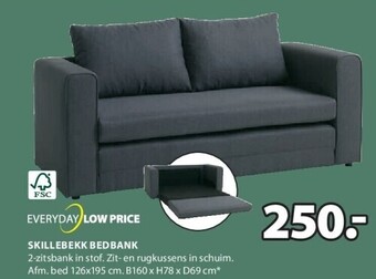 Jysk Skillebekk bedbank aanbieding