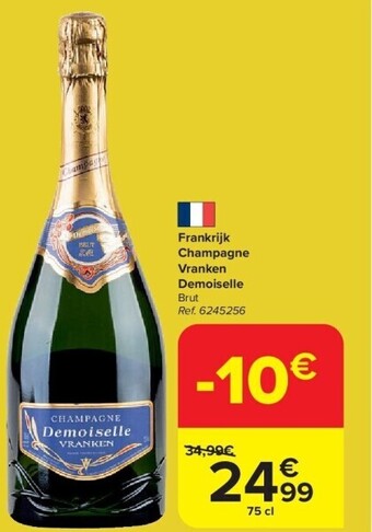 Frankrijk champagne vranken demoiselle