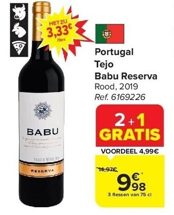 Carrefour Portugal tejo babu reserva aanbieding